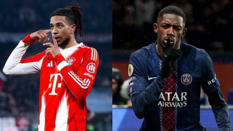 Michael Olise es jugador del Bayern Múnich, mientras que Ousmane Dembélé es jugador del PSG.