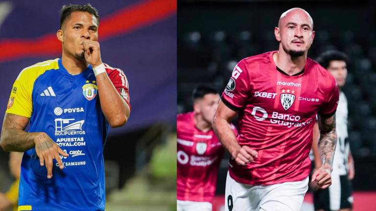 Jovanny Bolívar es jugador de Universidad Central de Venezuela, mientras que Carlos González es jugador de Independiente del Valle.