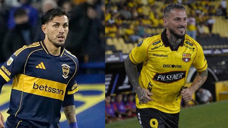 Leandro Paredes es jugador de Boca Juniors, mientras que Dario Benedetto es jugador de Barcelona SC.