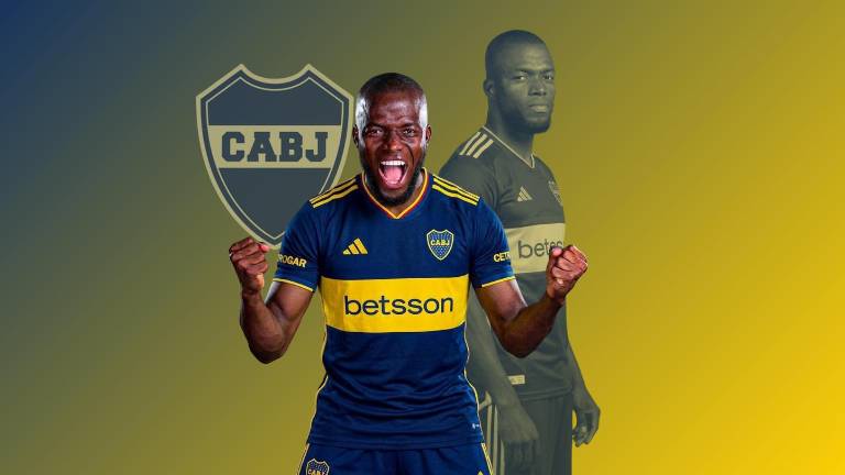 Enner Valencia, jugador de Boca Juniors.