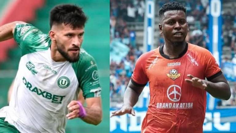 Richard Sánchez es jugador de Liga de Portoviejo, mientras que Gabriel Cortez es jugador de Libertad FC.