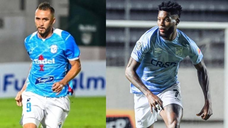 Jean Carlos Blanco es jugador de Manta FC, mientras que José Fajardo es jugador de Universidad Católica.