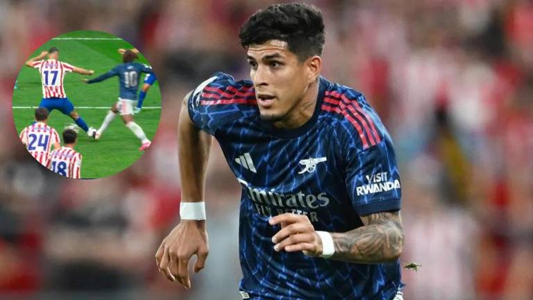 Piero Hincapié, jugador del Arsenal.