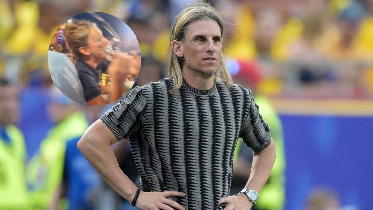 Familiar de Sebastián Beccacece enfrentó a hinchas de Ecuador en las gradas del Arrowhead Stadium.
