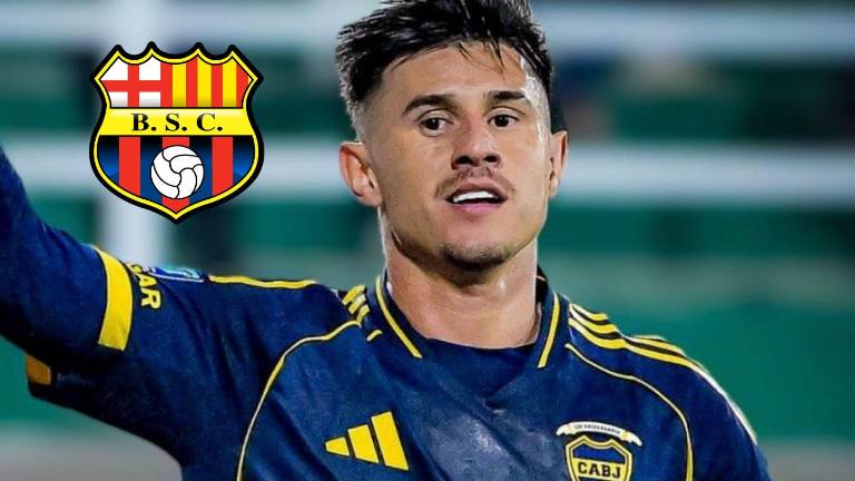 Adam Bareiro será baja en el duelo de Boca Juniors vs. Barcelona SC