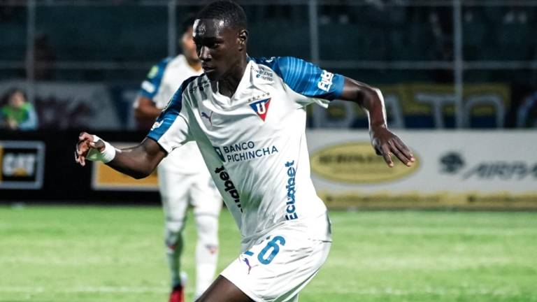 Josué Caicedo, jugador de Liga de Quito.