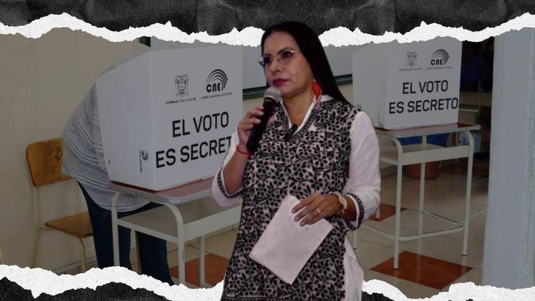 Composición fotográfica: Diana Atamaint y las elecciones seccionales.