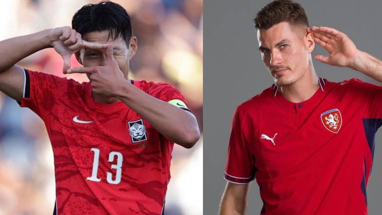 Son Heung-Min es jugador de Corea del Sur, mientras que Patrik Schick es jugador de República Checa.