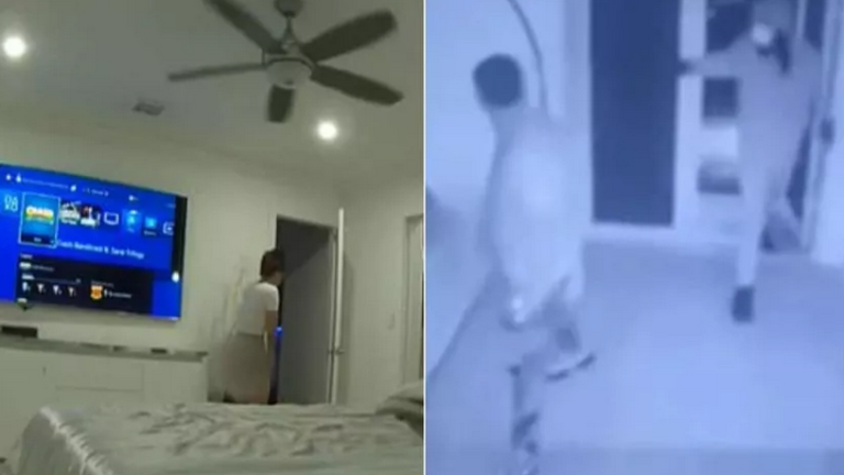 VIDEO: Modelo de OnlyFans se enfrentó a un duelo armado contra ladrones que ingresaron a su casa