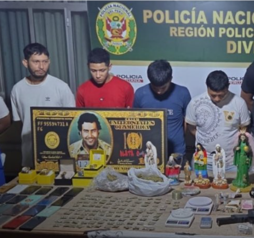 Presuntos integrantes de la organización criminal Los Tiguerones Trux.