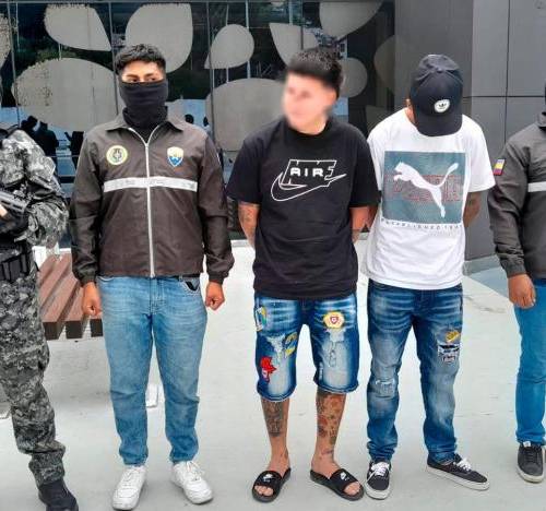 Alias ‘Gato Jeremy’, sobrino de Fabricio Colón Pico, y otro detenido.