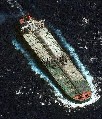 Así luce 'The Skipper', el petrolero venezolano incautado.