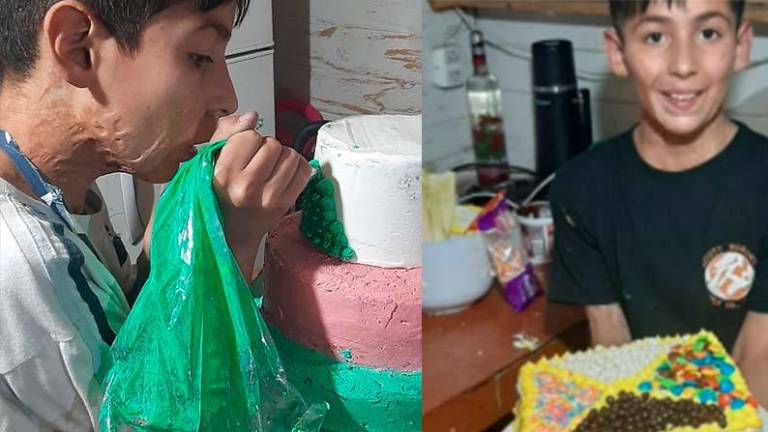 No tengo amigos, pero llevo igual: el conmovedor mensaje de el nene de las tortas