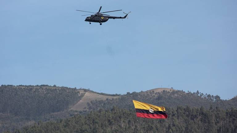 Un helicóptero del Ejército se accidenta en Pastaza