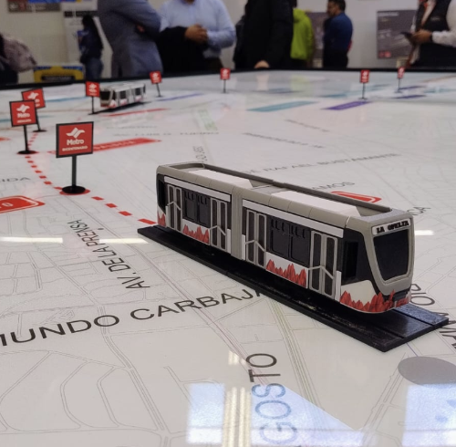 Muestra preliminar de la extensión del Metro de Quito.