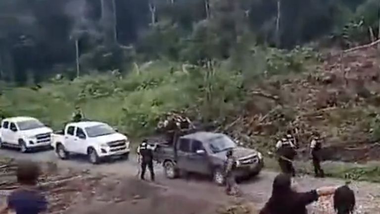 Paro nacional en Ecuador: Conaie denuncia 'incursión violenta de la fuerza pública en territorio Waorani'