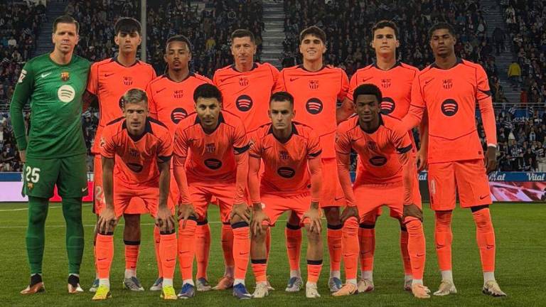 Once titular del FC Barcelona para enfrentar al Deportivo Alavés.