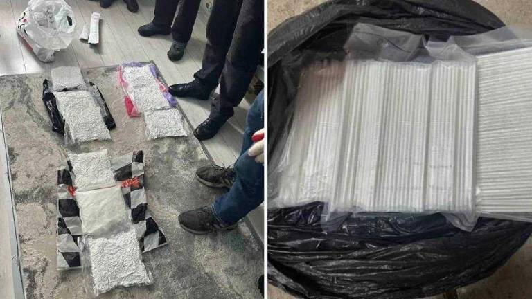 Cocaína incautada por las autoridades rusas.