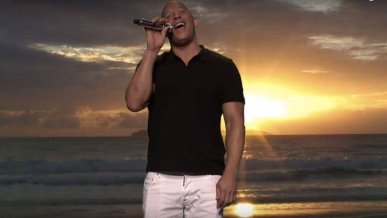 Vin Diesel cantó con voz de ardilla en el show de Jimmy Fallon