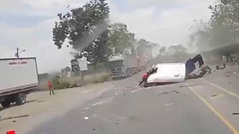 Siniestro de tránsito deja un muerto y tres heridos en Nobol