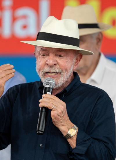 Fotografía del presidente de Brasil, Lula da Silva.