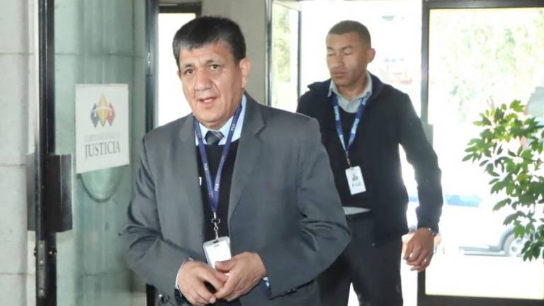 Fotografía del fiscal general subrogante, Wilson Toainga.