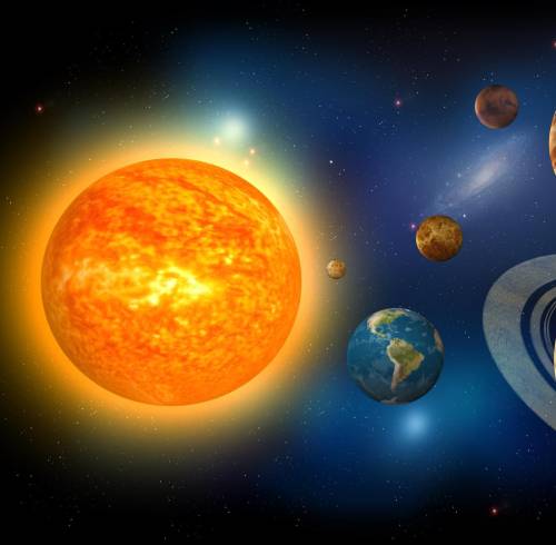 Imagen referencial del sistema solar.