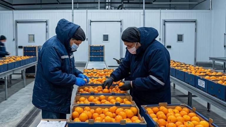 Ecuador exporta mandarina variedad Tango a Estados Unidos: el envío se realizó bajo tratamiento de frío