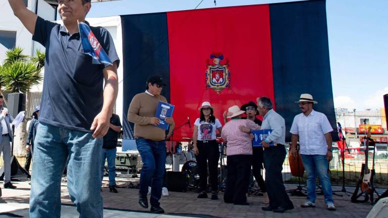 Evento municipal en Quito.