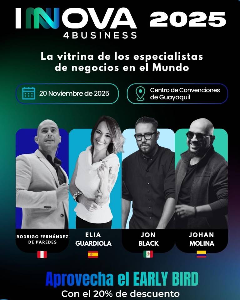 $!Innova 4 Business 2025: Donde el sector empresarial impulsa la nueva era digital en Ecuador