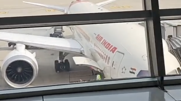 Avión de Air India accidentado este jueves 12 de junio.