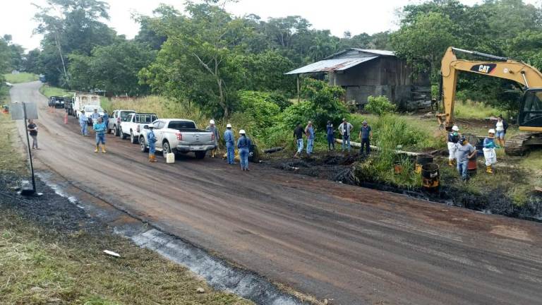 Derrame de petróleo se registró en la provincia de Orellana tras impacto de un vehículo, según Petroecuador