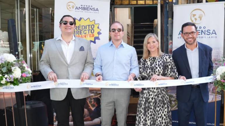 Durante la inauguración estuvieron presentes Alfredo Nuques, vicepresidente de Gestión Estratégica de Ambiensa; Stefano Ferretti, CEO de Ambiensa; Rhonda Cevallos, vicepresidenta Ejecutiva de Ambiensa; José Forero, director Comercial de Ambiensa.