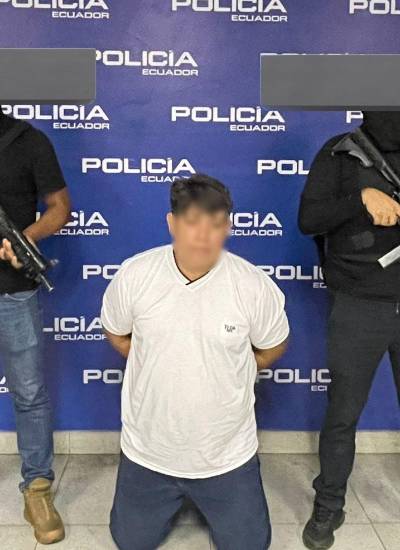 Fotografía de Lucas Iván A. C., referido por el ministro John Reimberg como un extorsionador que quemó buses y taxis.