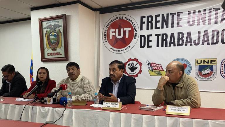 Dirigentes del FUT anuncian movilización nacional para el 22 de junio.