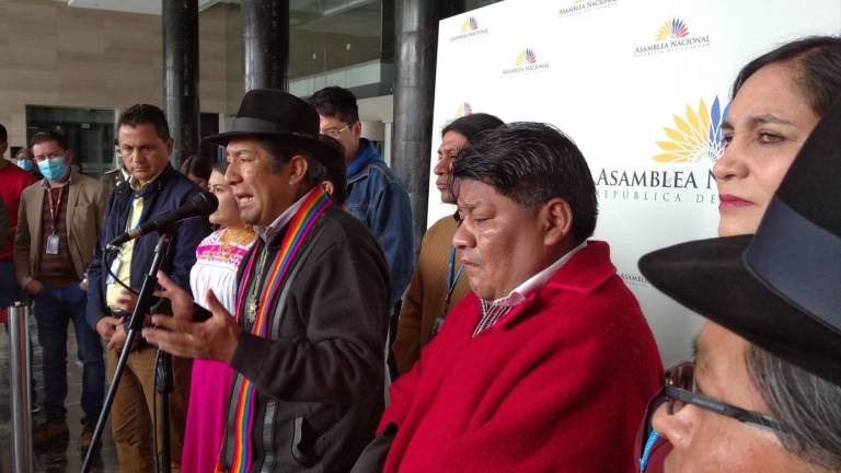 Líder de la bancada Pachakutik, Salvador Quishpe, exige la liberación inmediata de Leonidas Iza