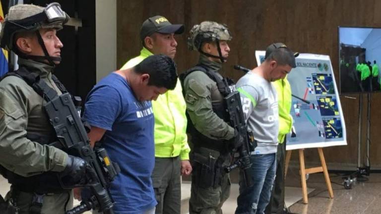 Colombia: Detienen a 2 ecuatorianos buscados en EE.UU. por narcotráfico