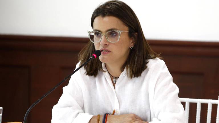 Fotografía de archivo de la vicepresidenta María José Pinto.