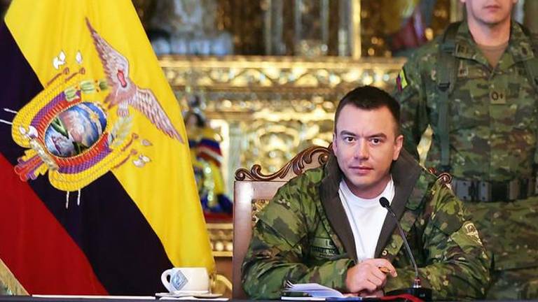 El presidente Daniel Noboa empieza su agenda en Suiza este martes 19 de enero de 2026.