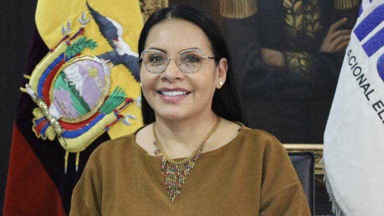Diana Atamaint, presidenta del CNE, lleva en el cargo desde el 2018.
