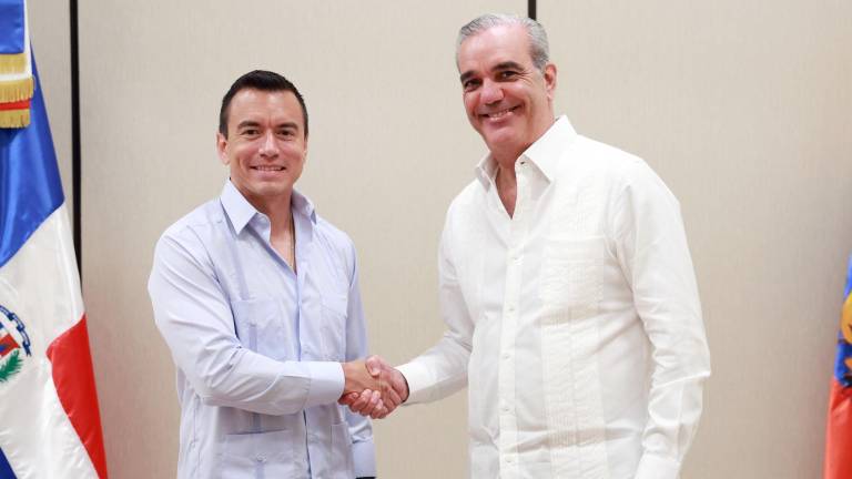 Reunión entre Daniel Noboa y Luis Abinader en Punta Cana.