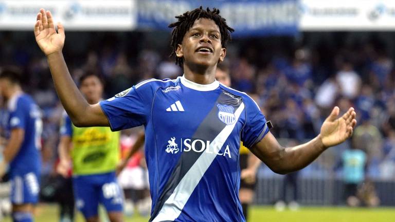 Juan Fragozo, de 16 años, es actualmente una de las joyas del fútbol ecuatoriano.