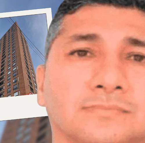 Ronald Javier Macías Villamar, alias ‘Javi’, vivía en un lujoso edificio de Bogotá.