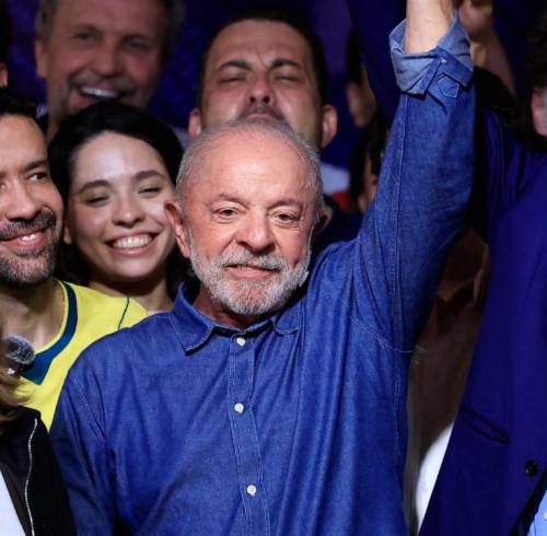 Luiz Inácio Lula da Silva tras conocer los resultados de las elecciones.