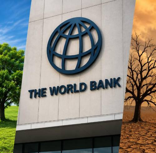 Fotografía referencial del Banco Mundial y sus planes relacionados al cambio climático.