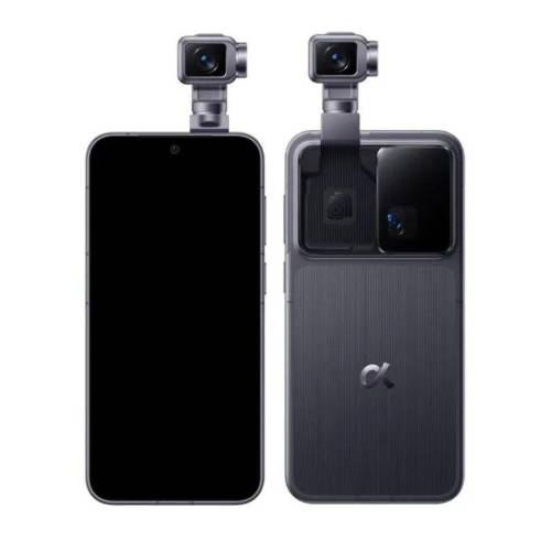 Vista frontal y posterior del nuevo HONOR Robot Phone.