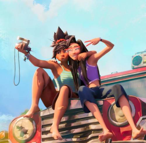 La nueva película de DreamWorks sigue a dos amigas atrapadas en una isla fantástica.
