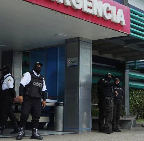 Exteriores del centro médico donde está hospitalizado Aquiles Alvarez.