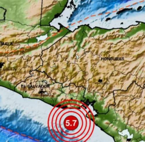 Un sismo de magnitud 5,7 sacude a El Salvador en medio de una semana de intensa actividad telúrica en latinoamérica