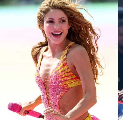 Justin Bieber felicitó a Shakira por su presentación antes de invitarla al festejo privado.